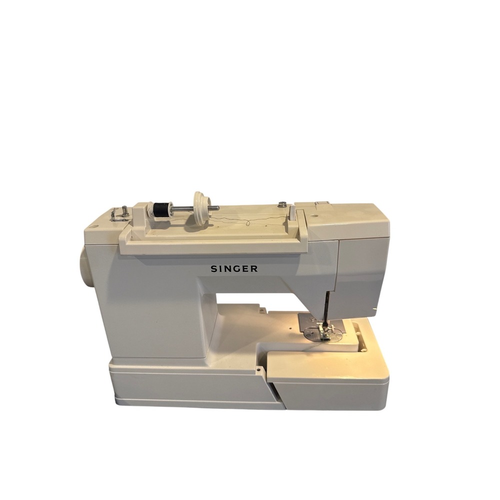 Vintage Singer 9444 Sewing Machine  Free Arm Pedal Box Needle Thread Works Great